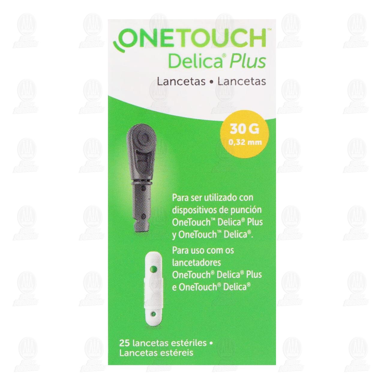 One Touch Delica Plus Lancetas, 25 pzas. image number 1