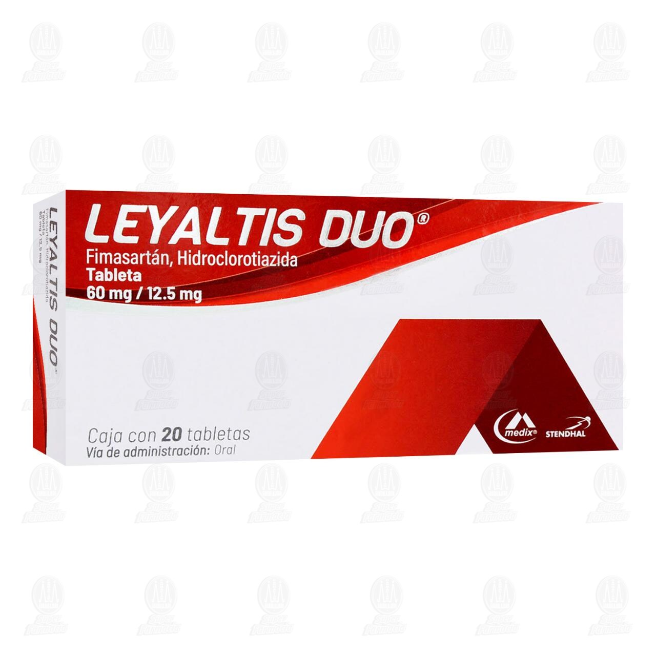 Leyaltis Duo 60mg/12.5mg, 20 Tabletas. image number 0
