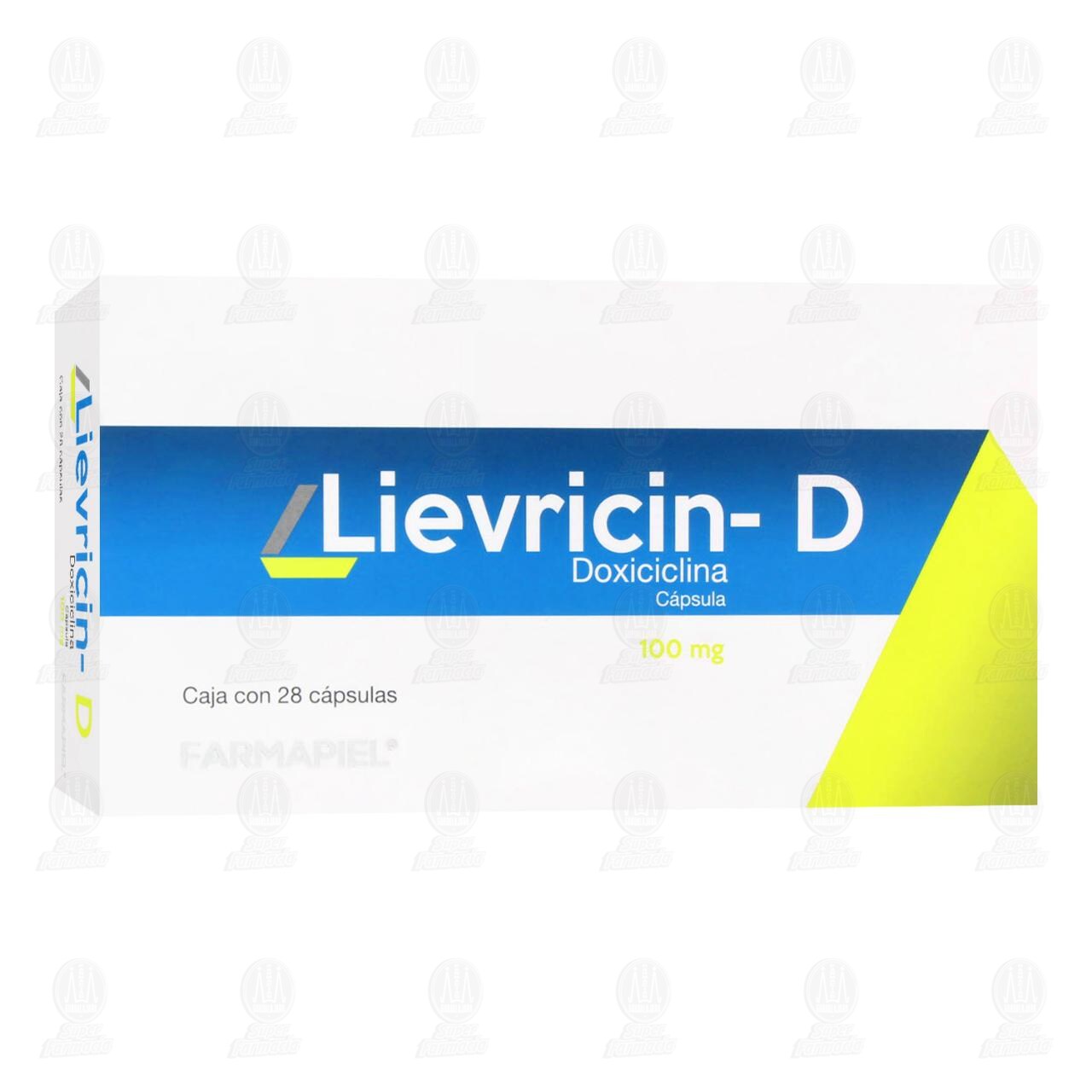 Lievricin-D 100 mg, 28 C&aacute;psulas. image number 0