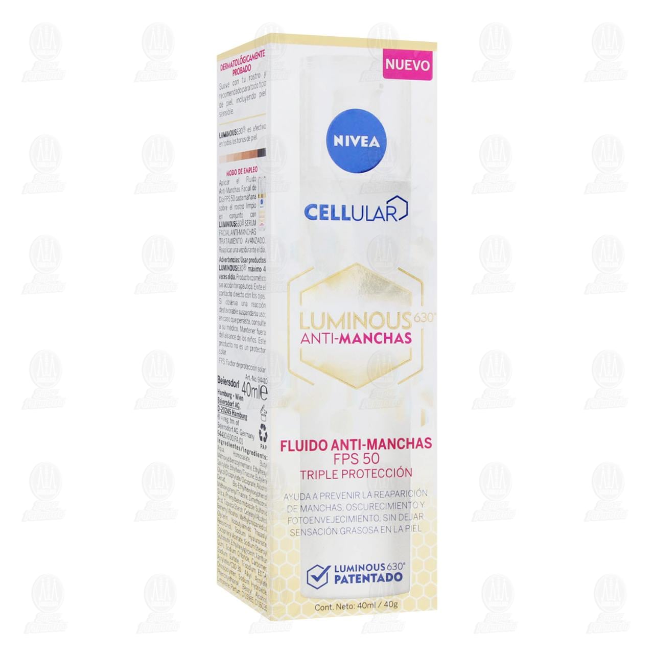 Imagen para Fluido Nivea Cellular Luminous 630 Anti-Manchas FPS 50, 40 ml.