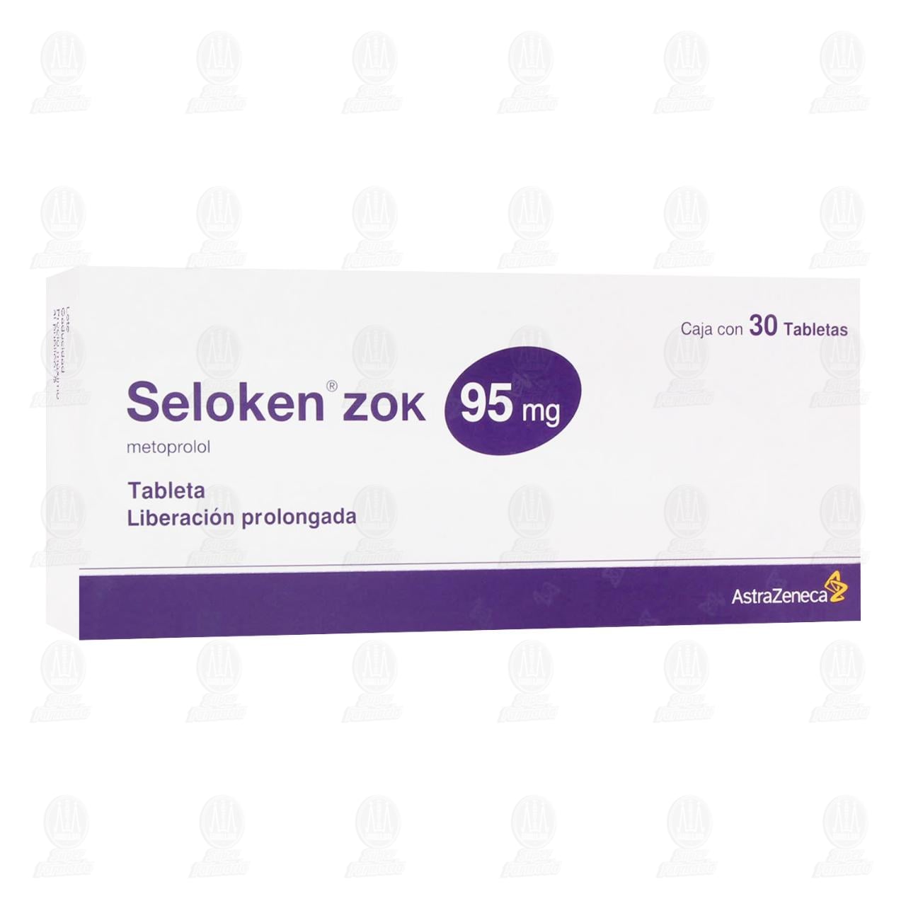 Seloken Zok 95 mg, 30 Tabletas. image number 0