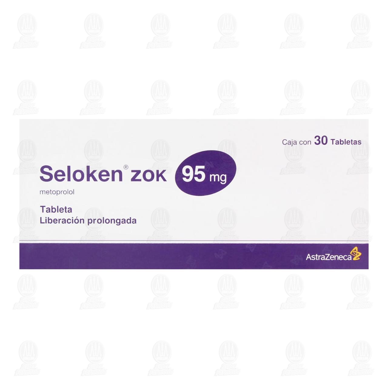 Seloken Zok 95 mg, 30 Tabletas. image number 1
