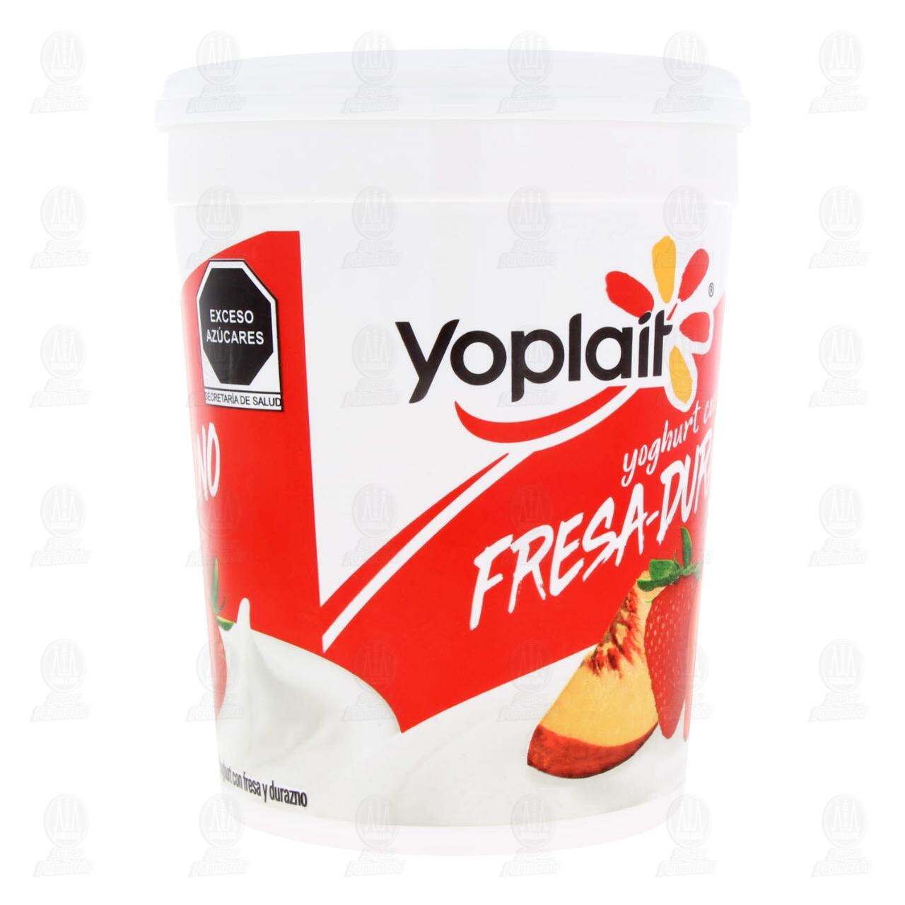 Yoghurt Yoplait con Fresa-Durazno, 900 gr. image number 0
