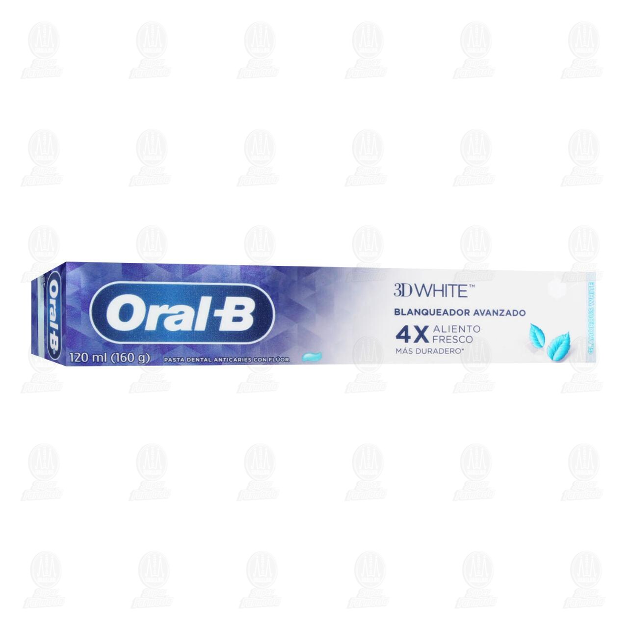 Pasta Dental Oral-B 3D White Blanqueador Avanzado, 120 ml. image number 0