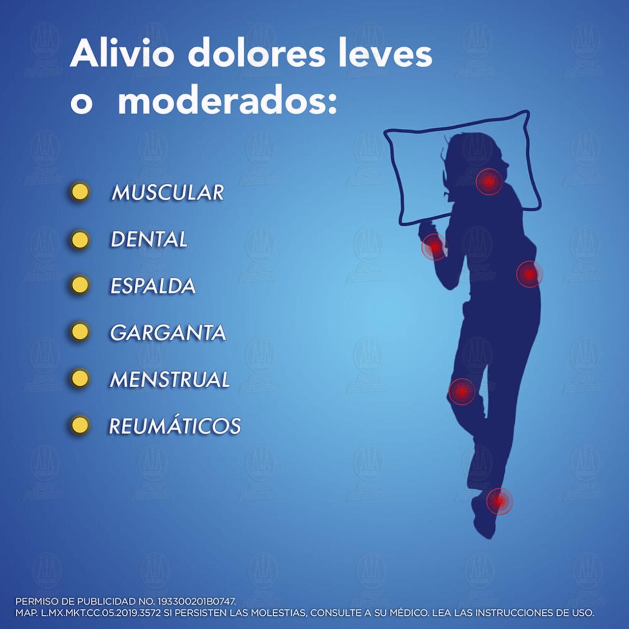 Flanax Nocto 220mg/25mg, 20 Comprimidos. image number 3