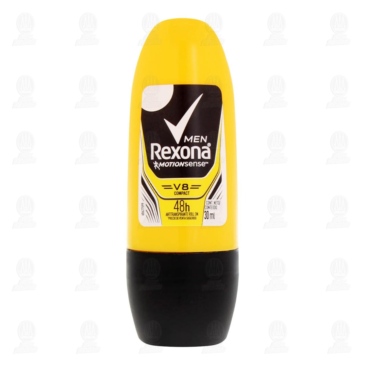 Antitranspirante Rexona Men V8 Compact en Roll-On, 30 ml. image number 1