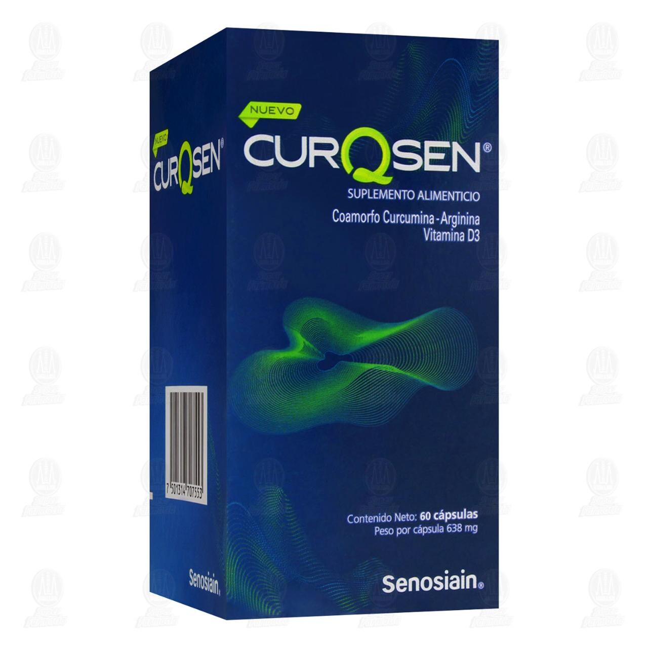 Curqsen Suplemento Alimenticio, 60 C&aacute;psulas. image number 0