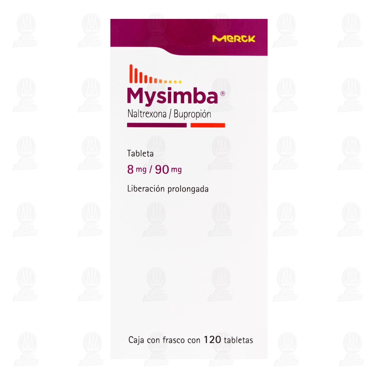 Mysimba 8mg/90mg, 120 Tabletas. image number 1