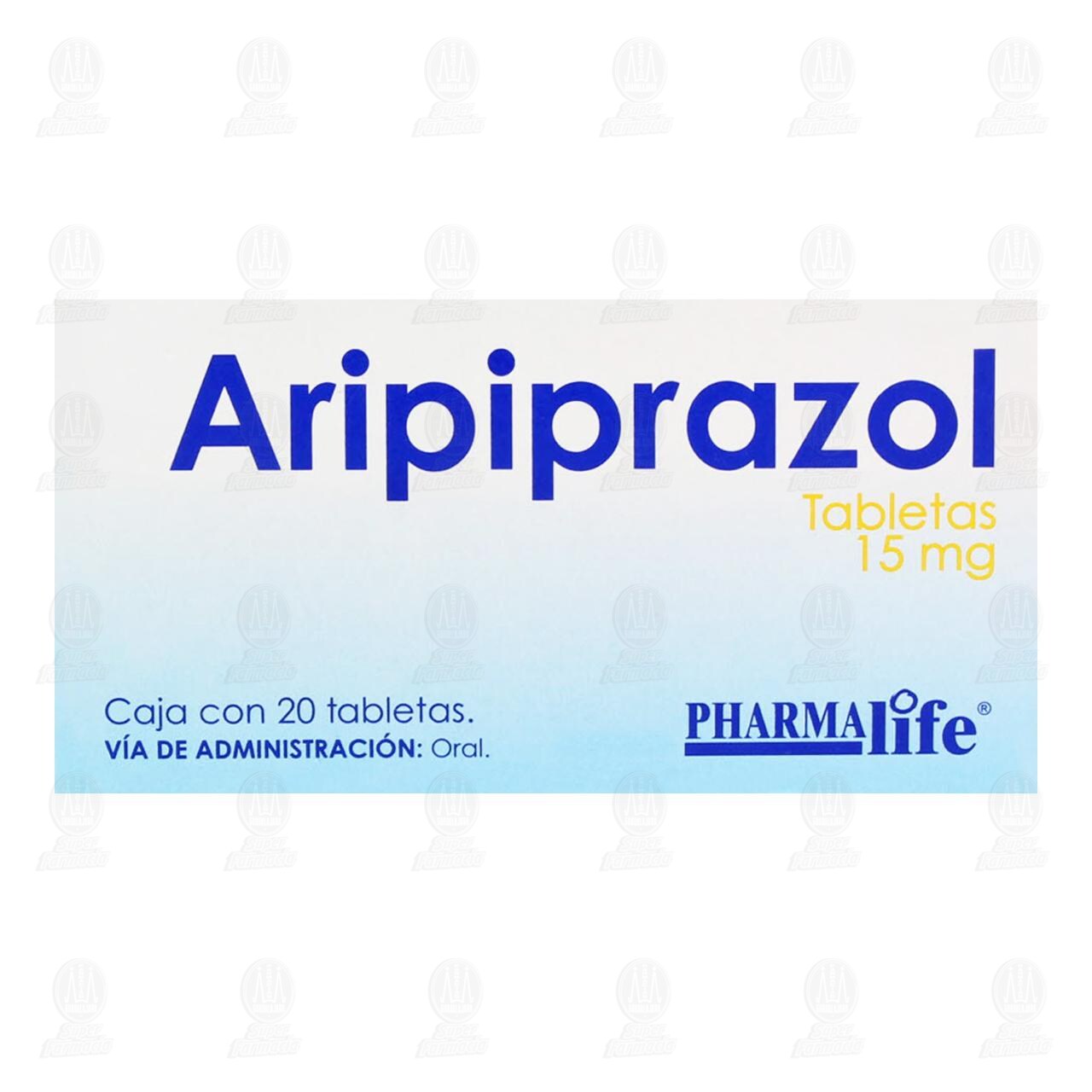Aripiprazol 15 mg, 20 Tabletas Pharmalife. image number 1