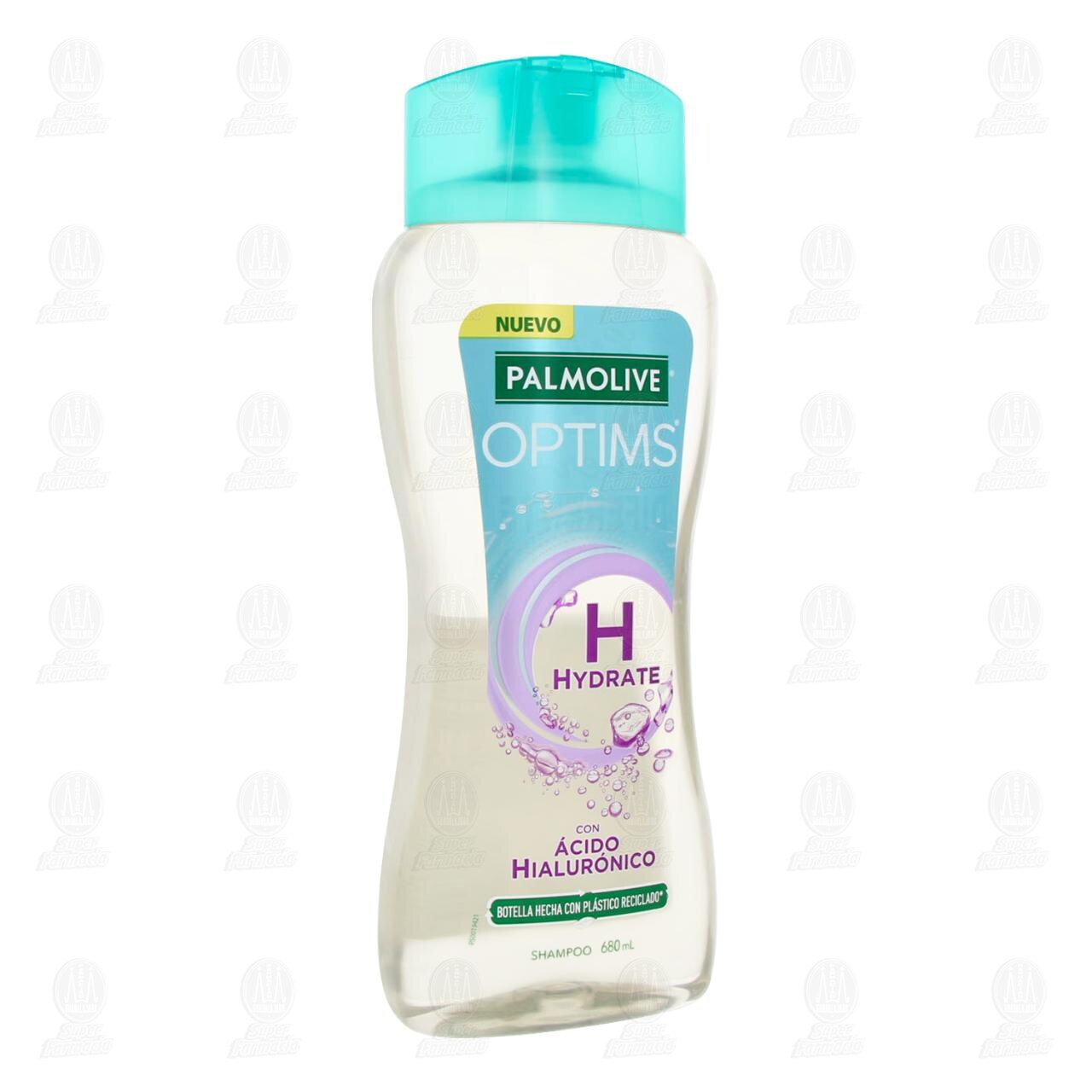 Shampoo Palmolive Optims Hydrate con &Aacute;cido Hialur&oacute;nico, 680 ml.