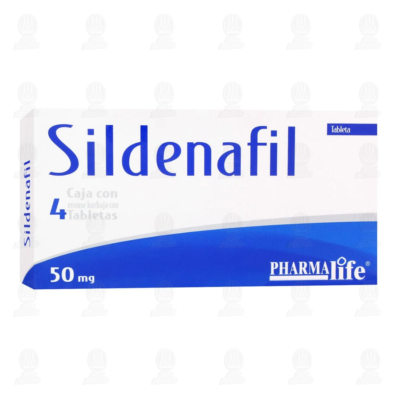 Sildenafil 50 mg, 4 Tabletas Pharmalife. image number 0