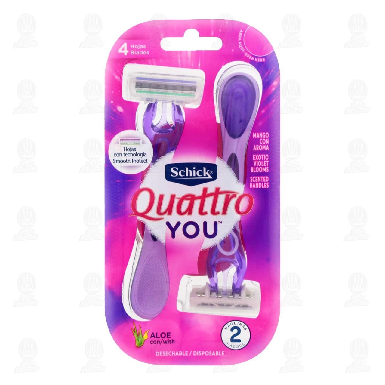Imagen para Máquinas para Afeitar Schick Quattro You Desechables, 2 pzas.