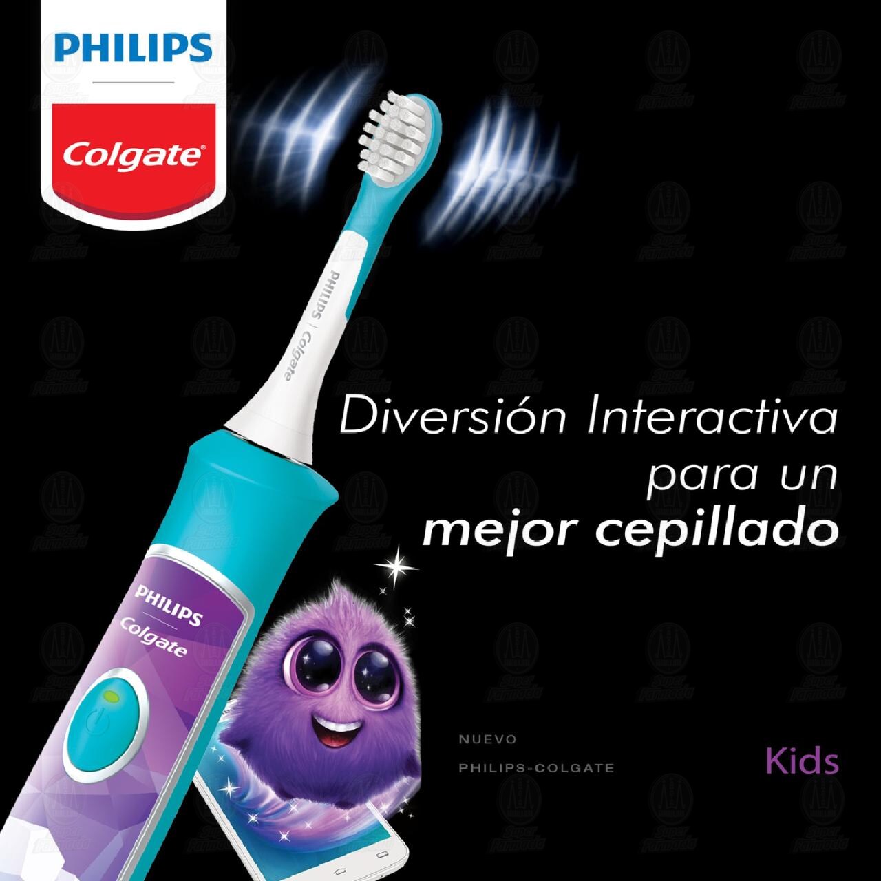 Cepillo de Dientes El&eacute;ctrico Infantil Philips Colgate Kids, 1 pz. image number 3