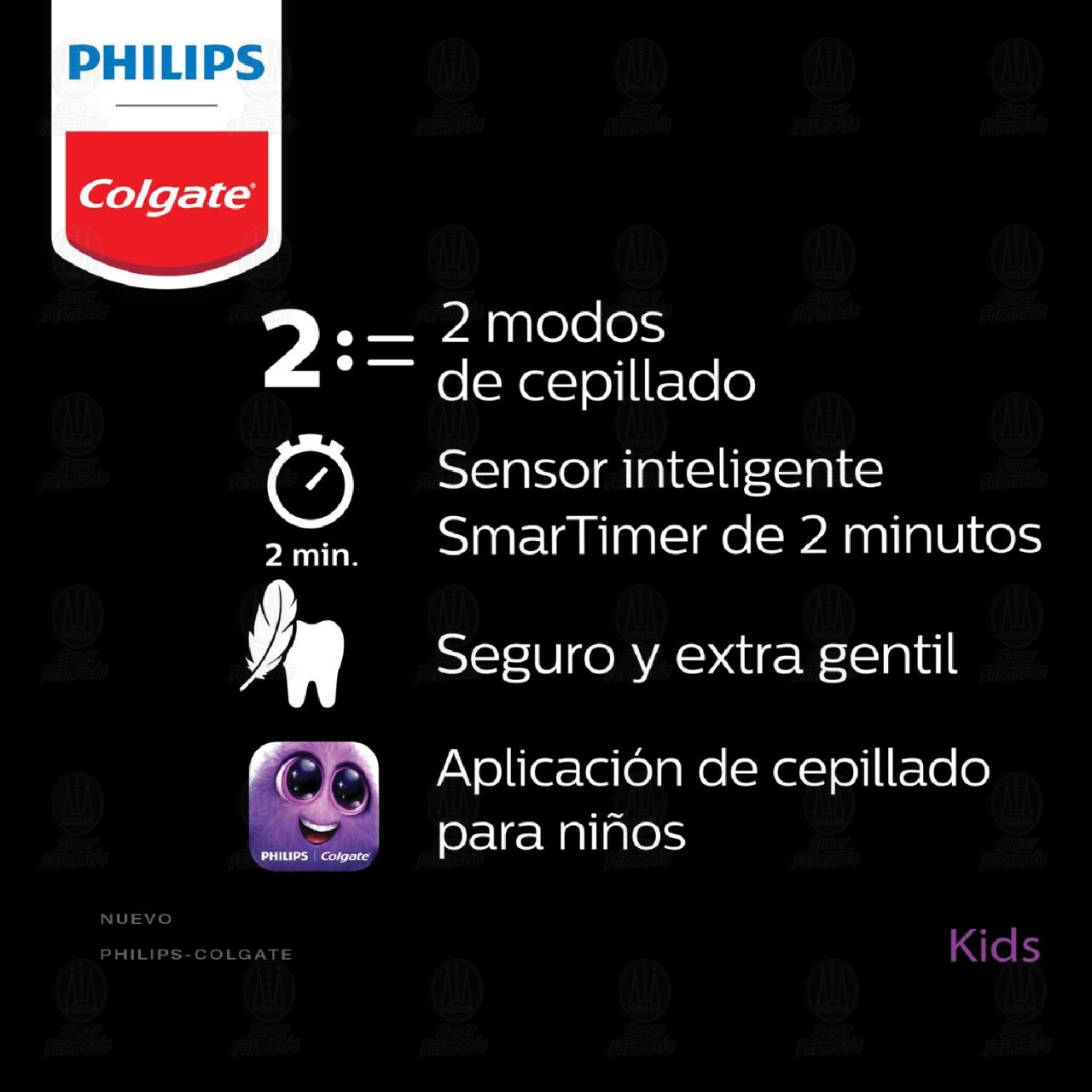 Cepillo de Dientes El&eacute;ctrico Infantil Philips Colgate Kids, 1 pz. image number 4