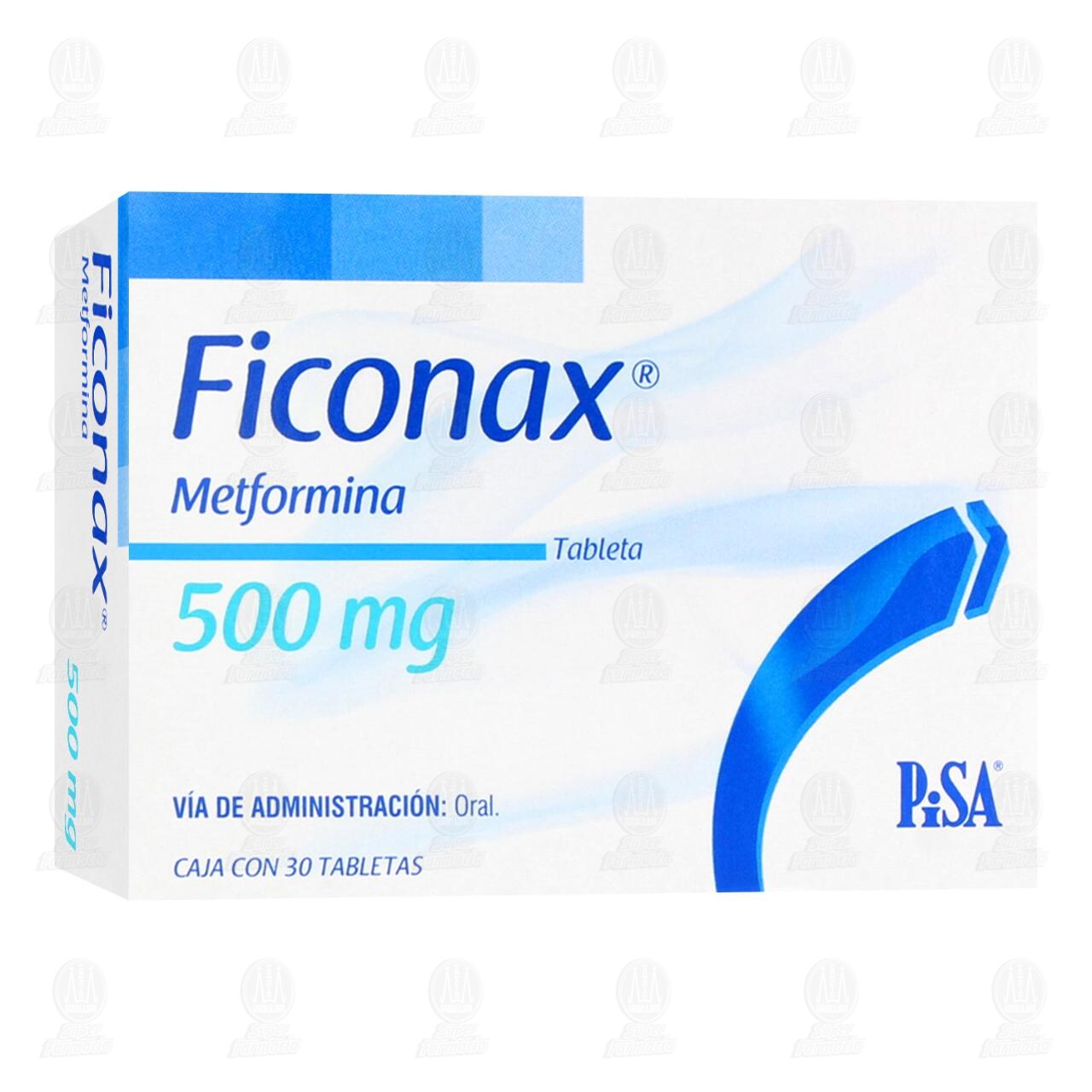 Ficonax 500 mg, 30 Tabletas. image number 0