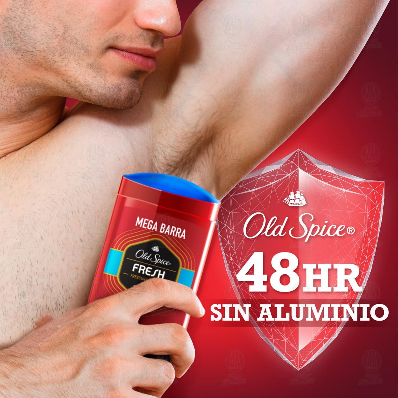 Desodorante Old Spice Fresh en Barra, 85 gr. image number 3