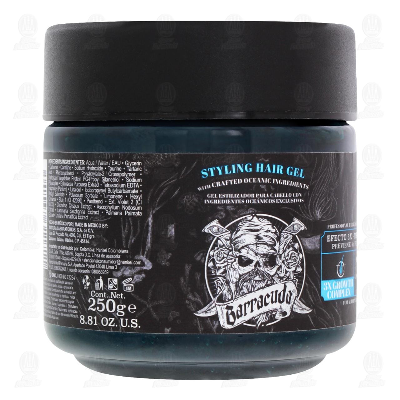 Imagen para Gel para Cabello Barracuda 3x Growth Complex, 250 gr.