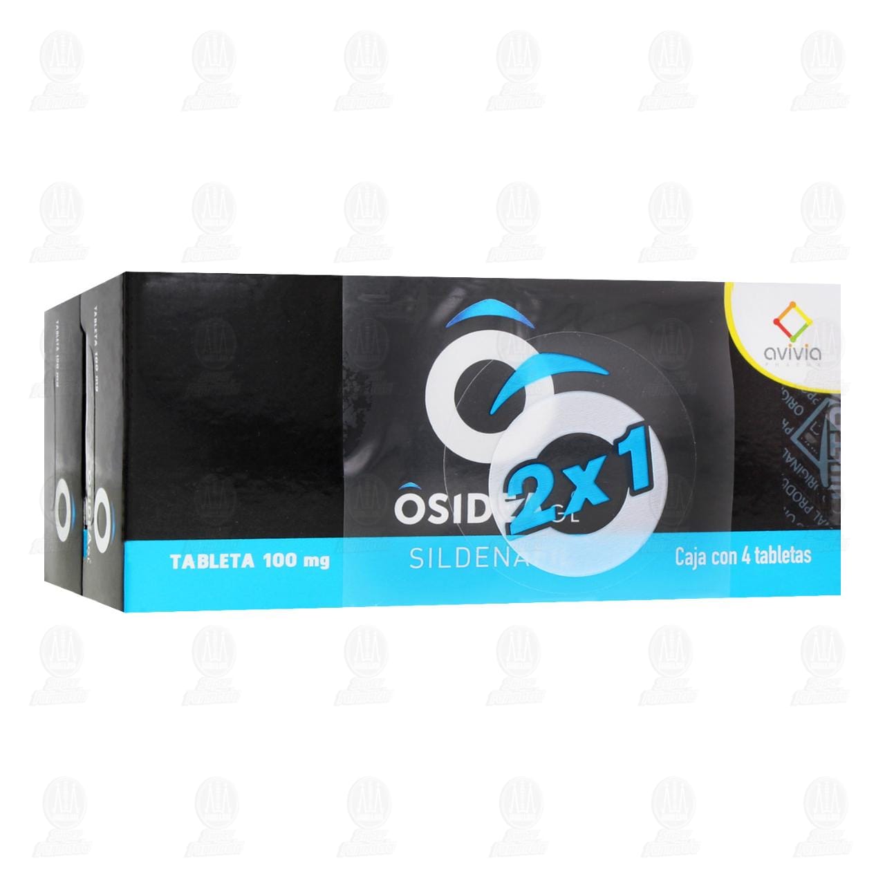 Imagen para Pack Osidea GL 100 mg, 2 Cajas de 4 Tabletas c/u.