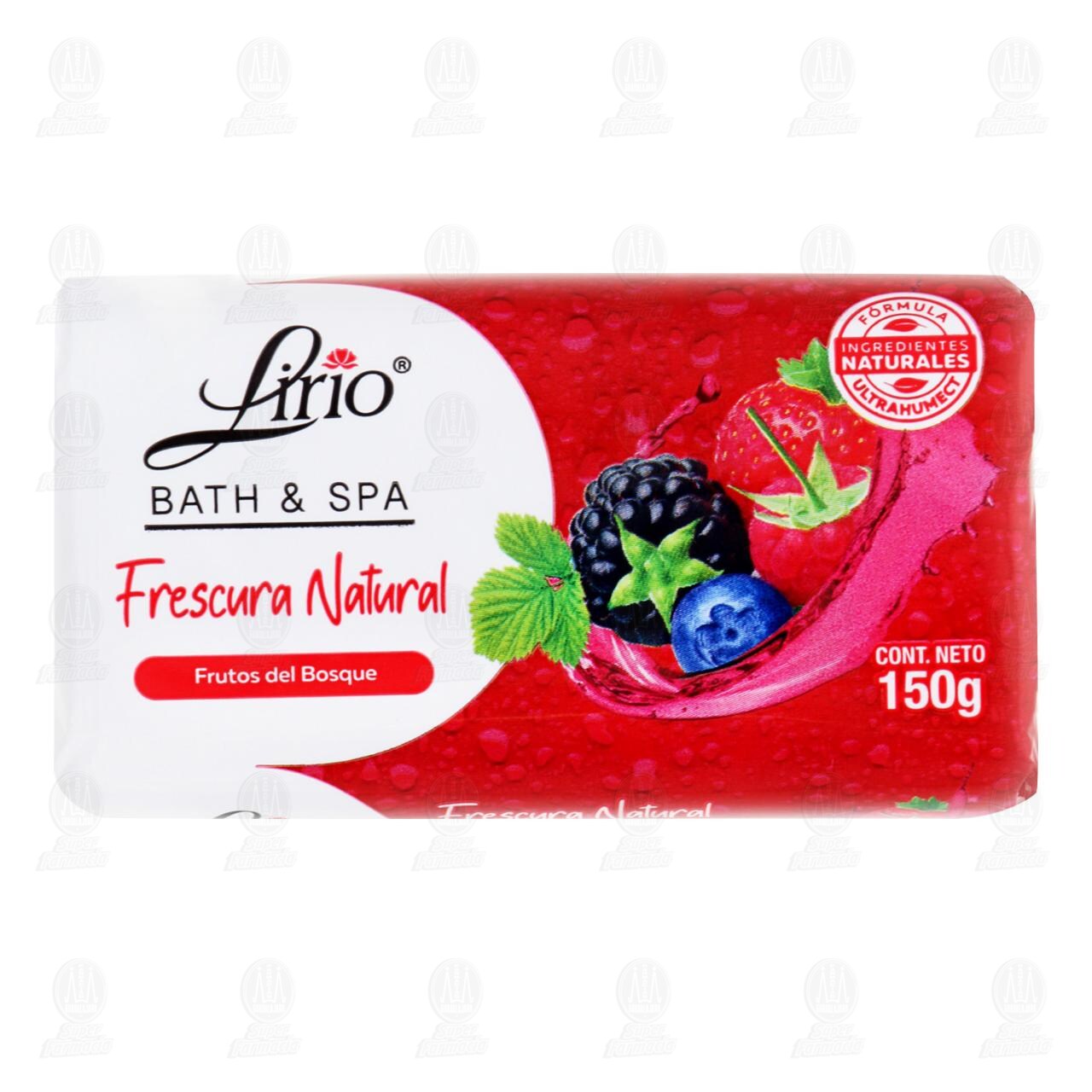 Jab&oacute;n de Tocador Lirio Bath & Spa Frutos del Bosque, 150 gr. image number 0