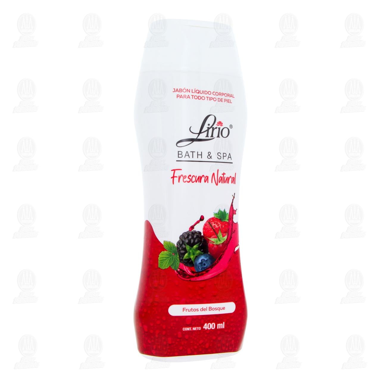 Imagen para Jabón Líquido Corporal Lirio Bath & Spa Frutos del Bosque, 400 ml.