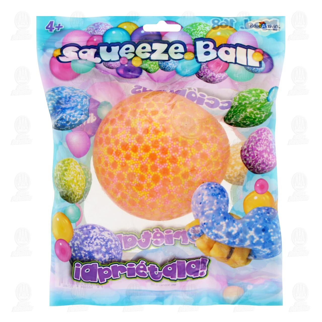 Pelota Educactivity Squezze Antiestrés, 1 pz.