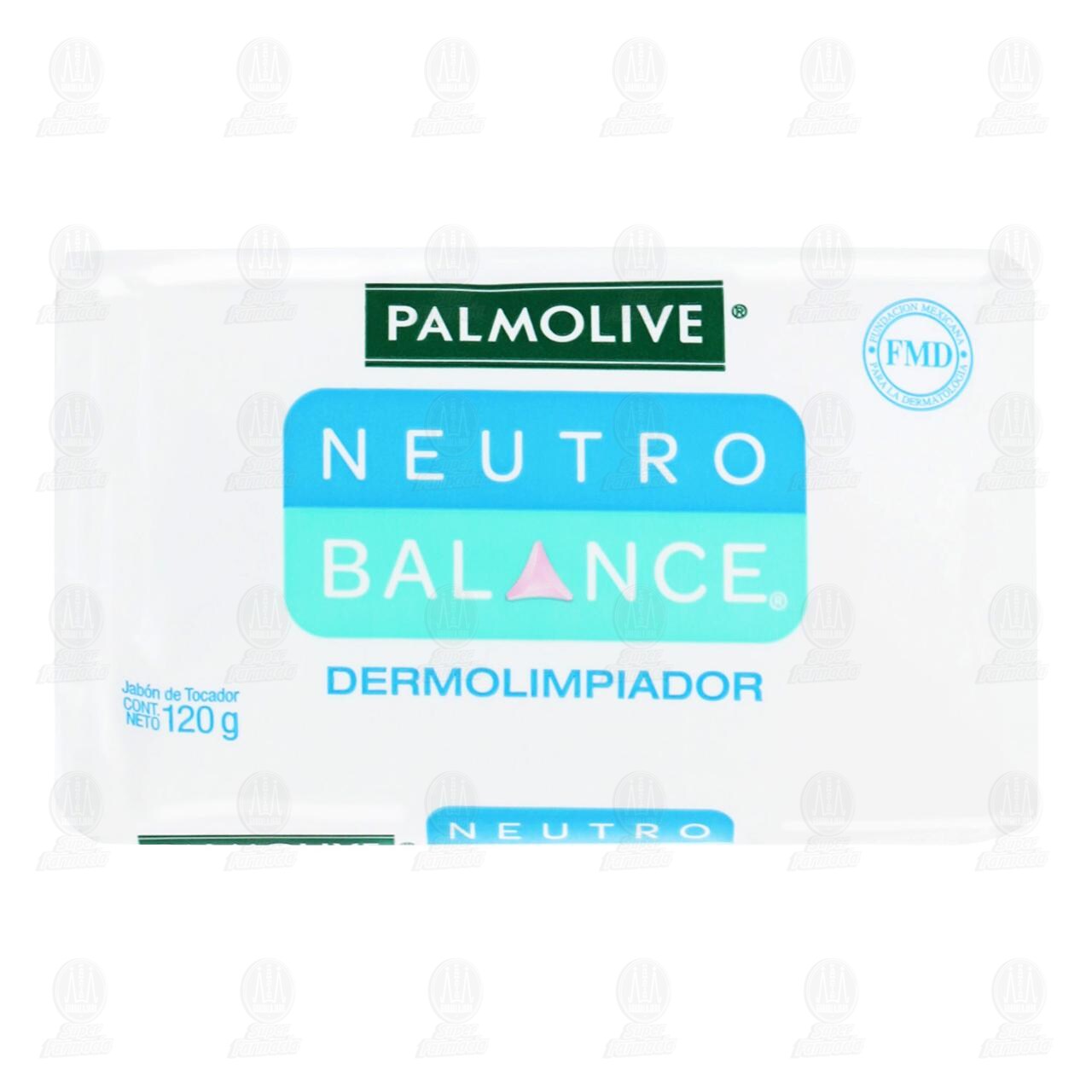Jabón de Tocador Palmolive Neutro Balance Dermolimpiador, 120 gr.