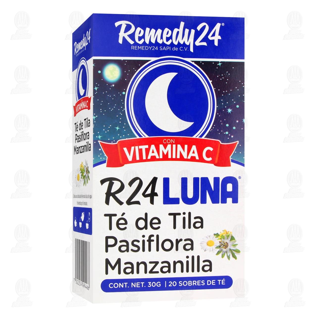 Imagen para Té Remedy24 Luna con Tila, Pasiflora y Manzanilla, 30 gr.
