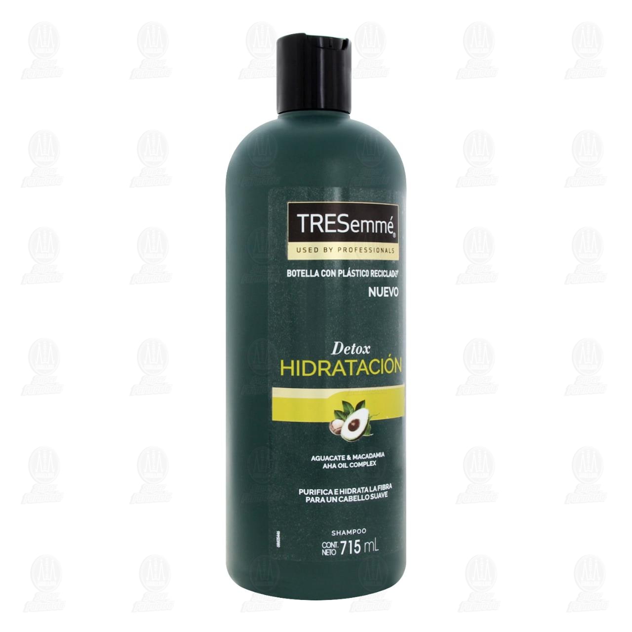 Imagen para Shampoo Tresemmé Detox Hidratación, 715 ml.
