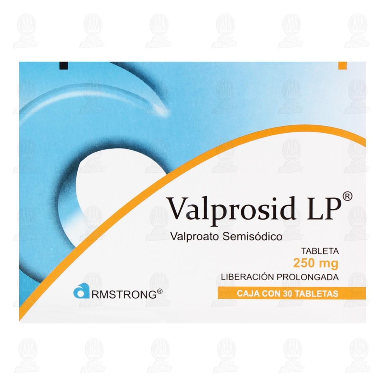 Valprosid LP 250 mg, 30 Tabletas. image number 1