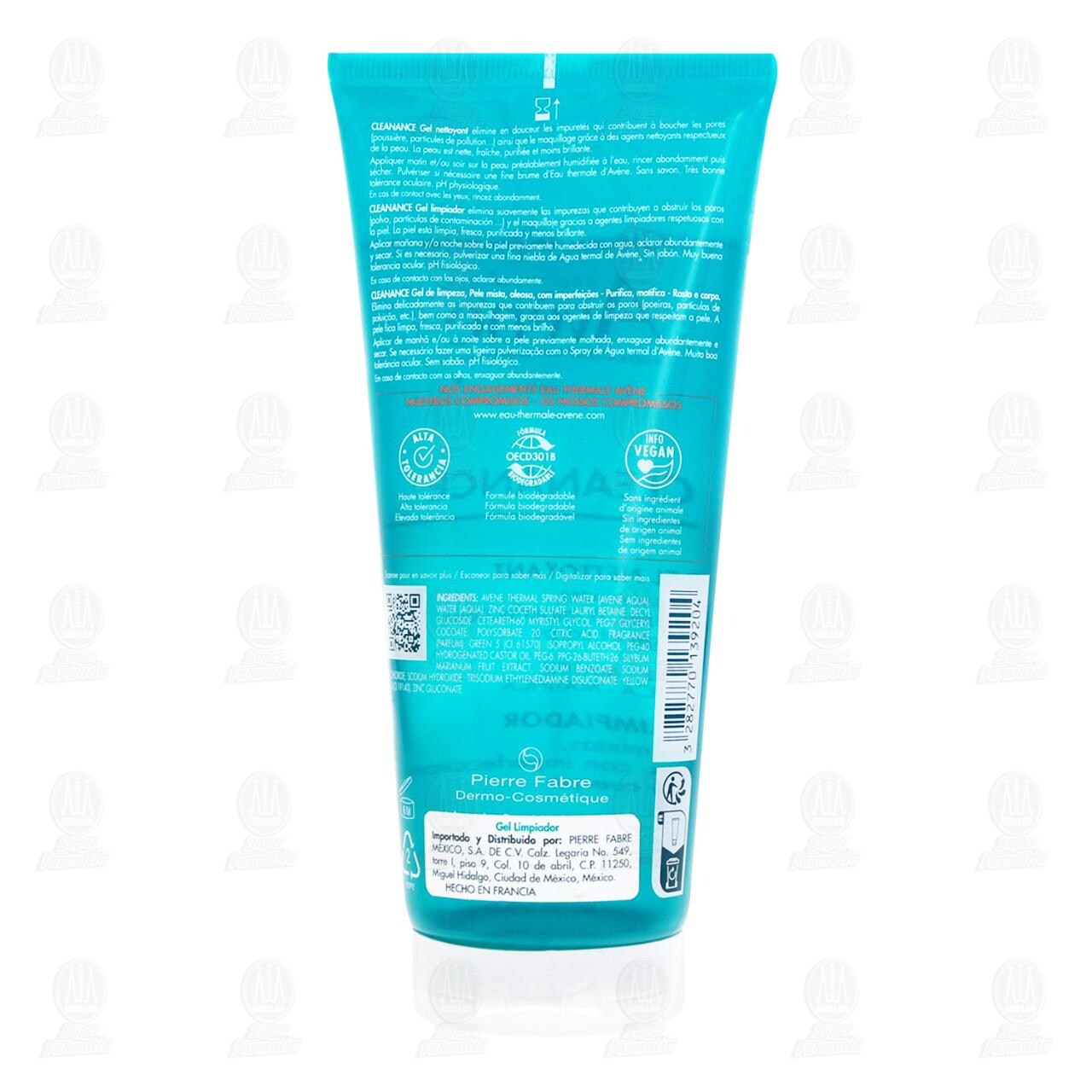 Gel Limpiador Avène Cleanance Pieles Mixtas Cara y Cuerpo, 200 ml. image number 1