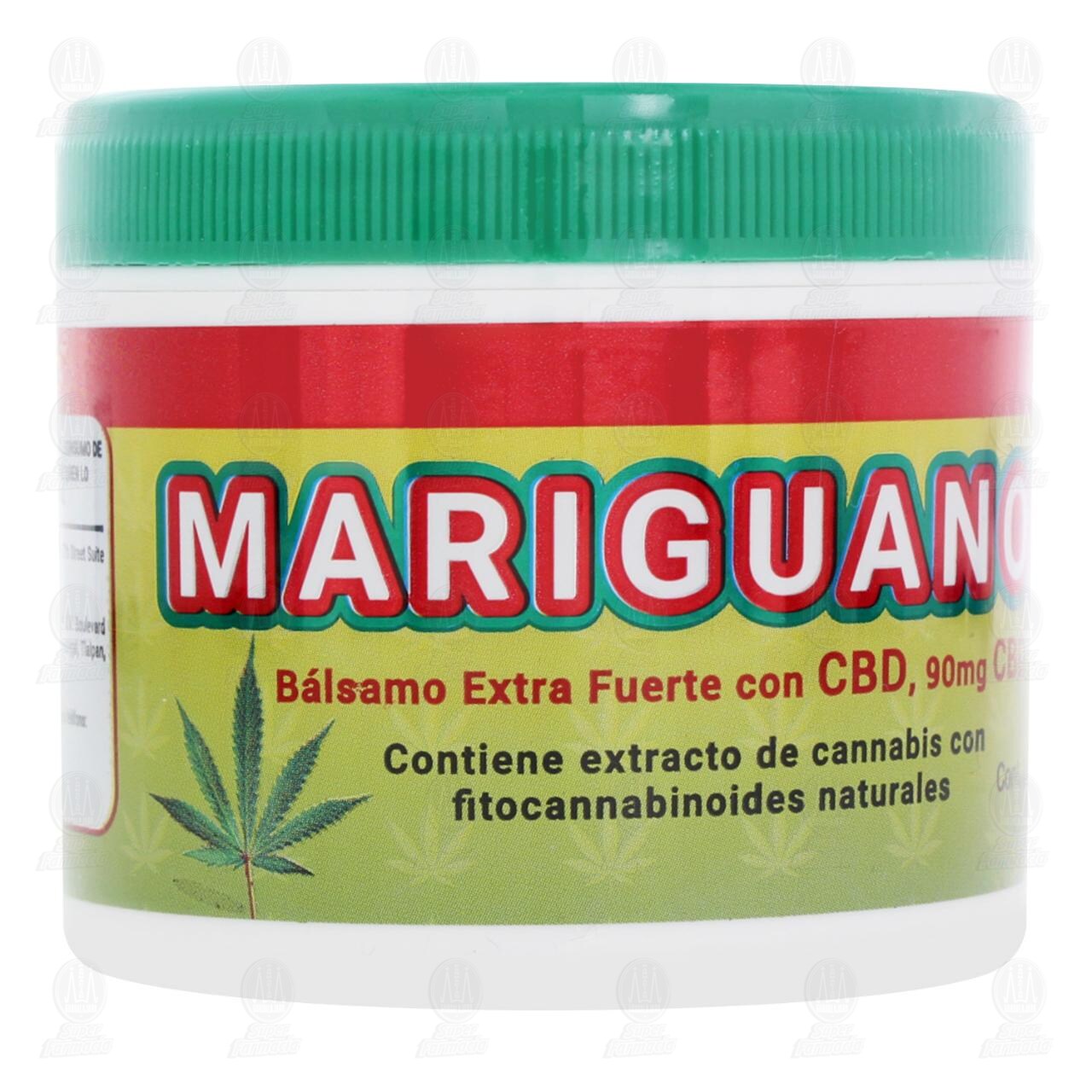 Mariguanol Bálsamo Extra Fuerte CBD 90 mg, 90 gr.
