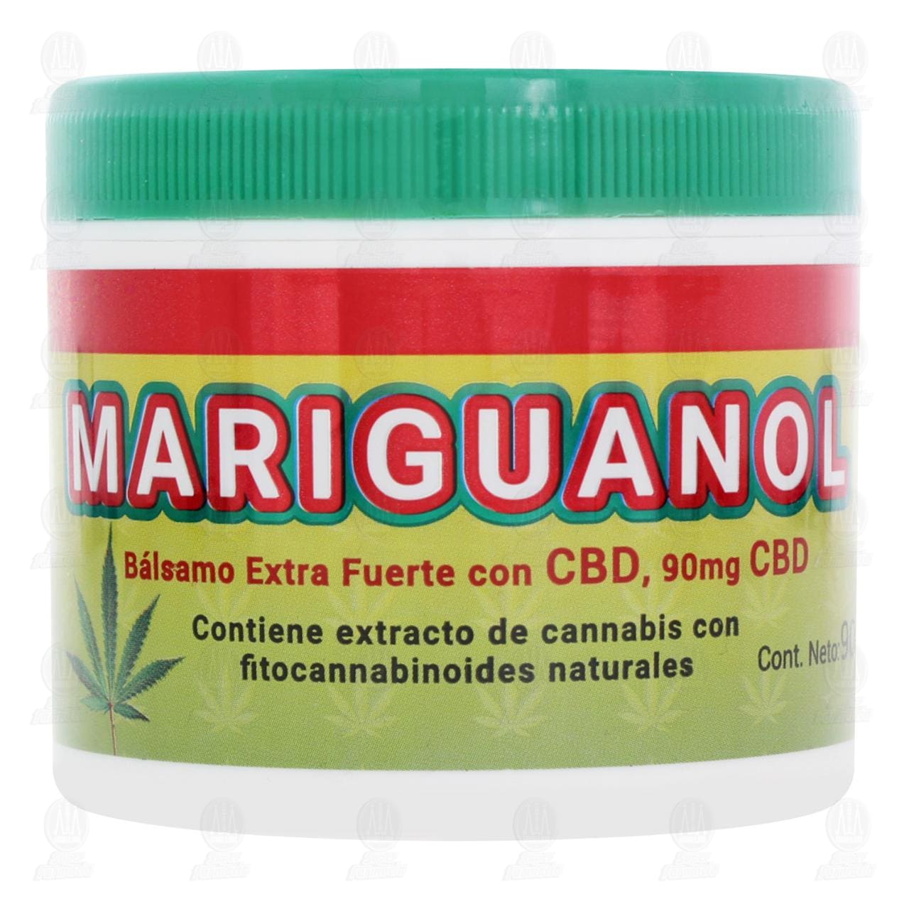 Mariguanol Bálsamo Extra Fuerte CBD 90 mg, 90 gr. image number 1