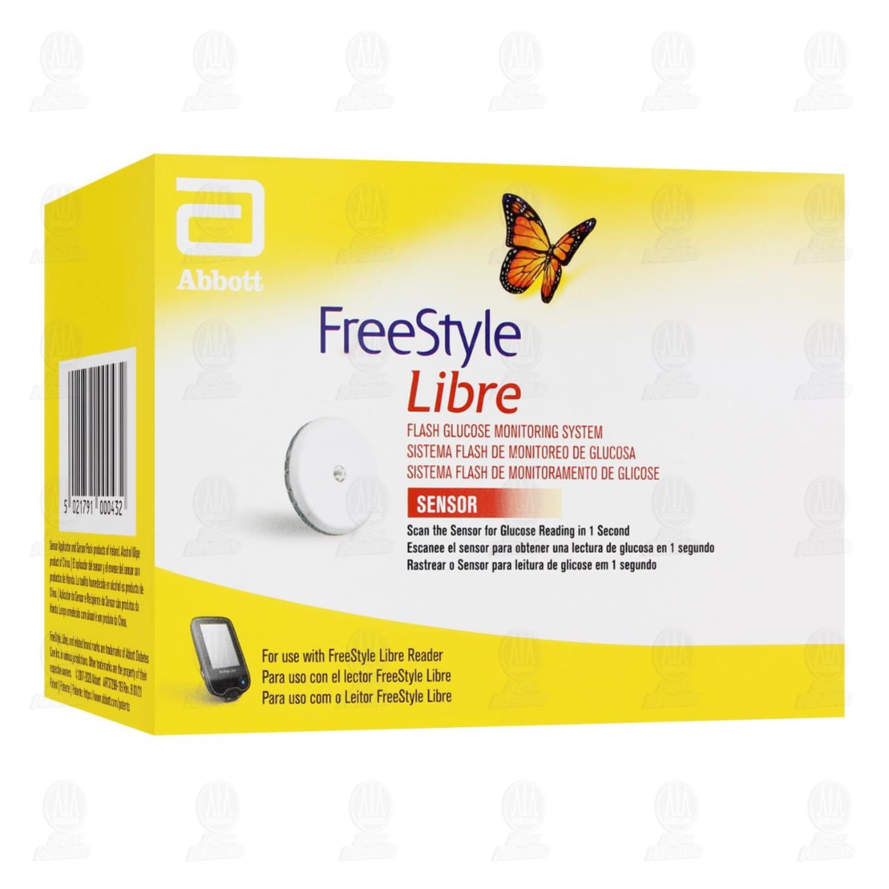 FreeStyle Libre Sistema Flash de Monitoreo de Glucosa, 1 pza. image number 0