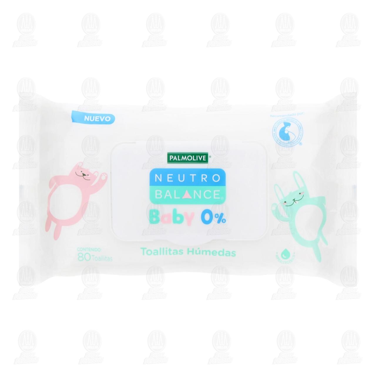 Toallitas H&uacute;medas Palmolive Neutro Balance Baby 0%, 80 pzas. image number 0