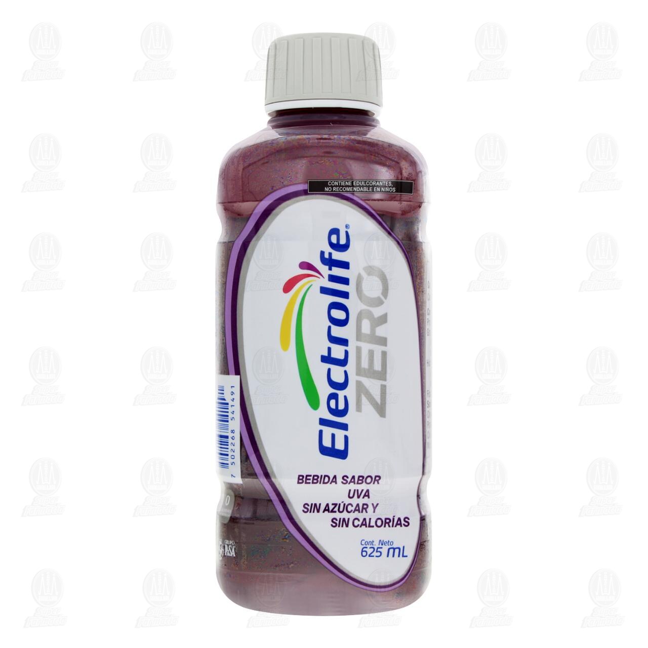Bebida Hidratante Electrolife Zero Sabor Uva, 625 ml. image number 2