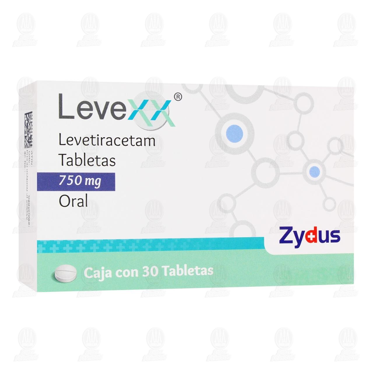 Levexx 750 mg, 30 Tabletas. image number 0