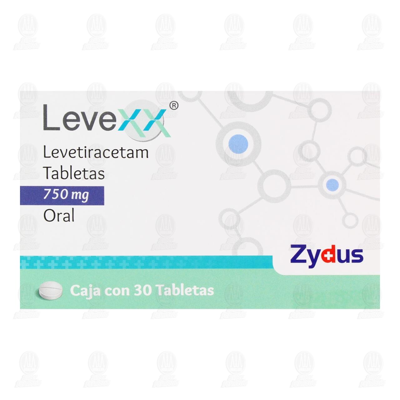Levexx 750 mg, 30 Tabletas. image number 1