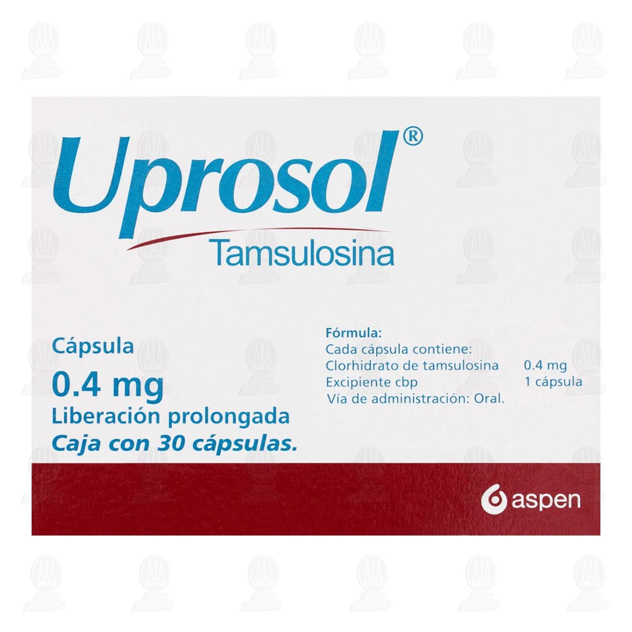 Uprosol 0.4 mg, 30 C&aacute;psulas. image number 1