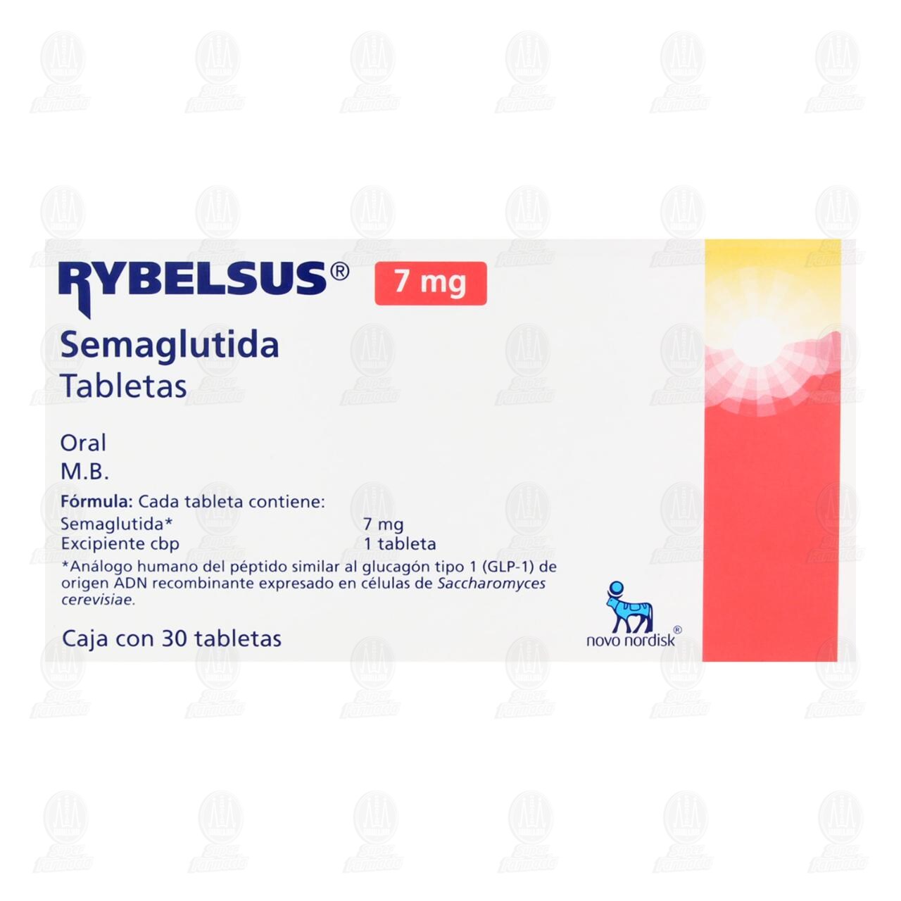 Rybelsus 7 mg, 30 Tabletas. image number 1