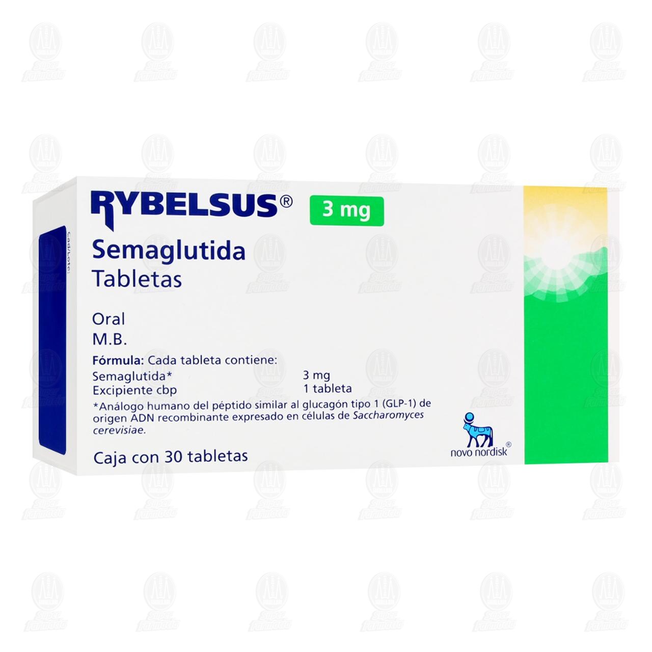 Rybelsus 3 mg, 30 Tabletas. image number 0