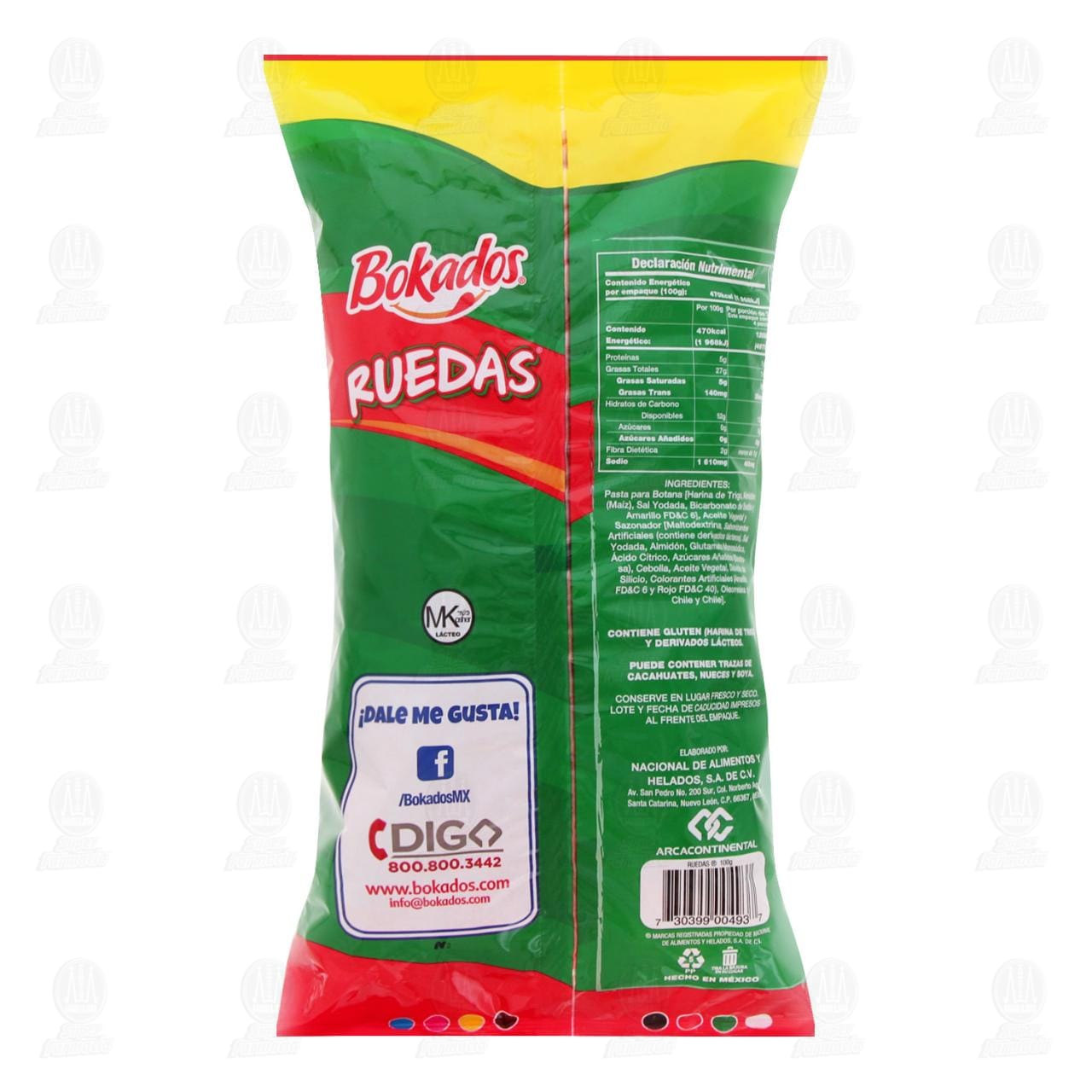 Botana Bokados Ruedas, 100 gr. image number 1