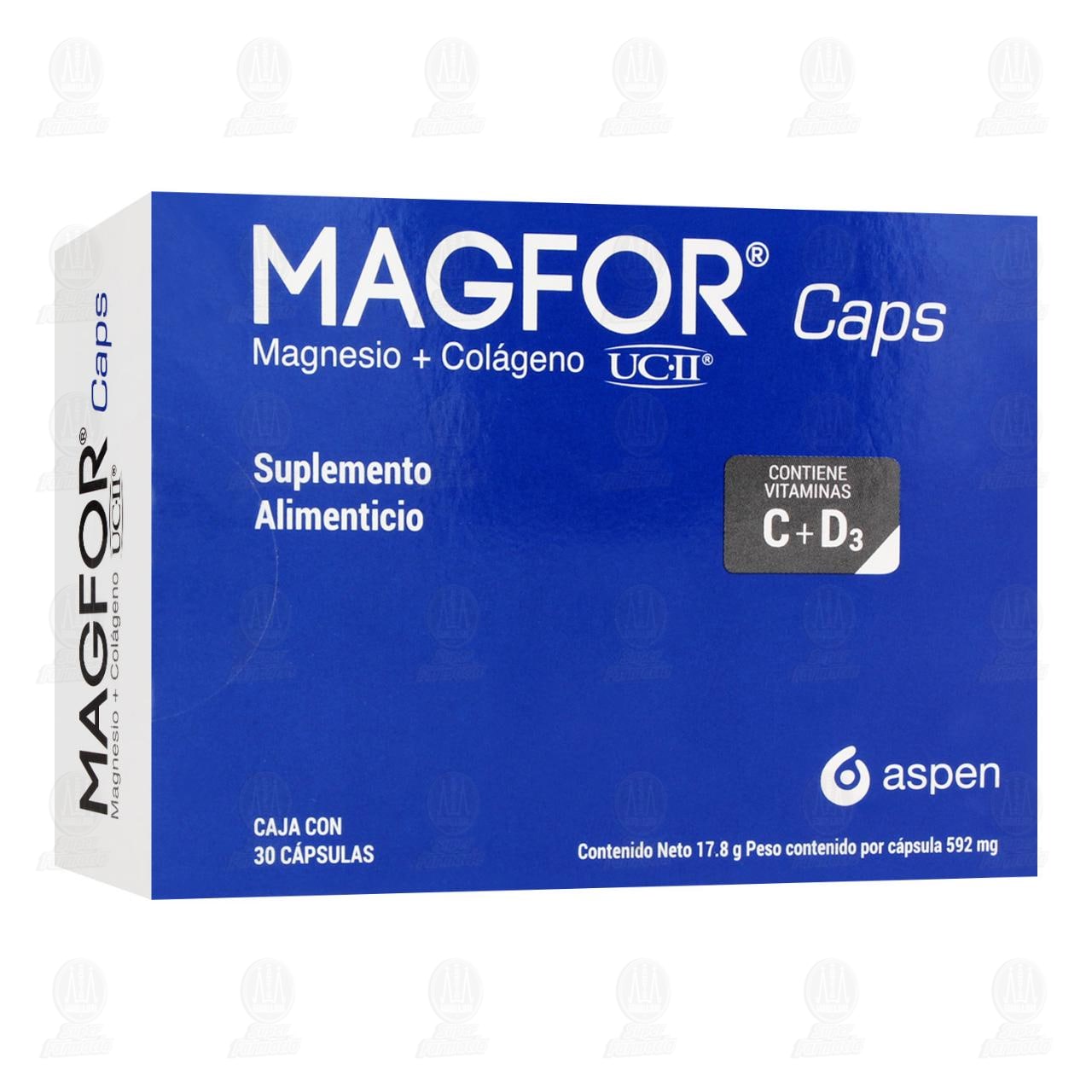 Suplemento Alimenticio Magfor Caps, 30 C&aacute;psulas. image number 0