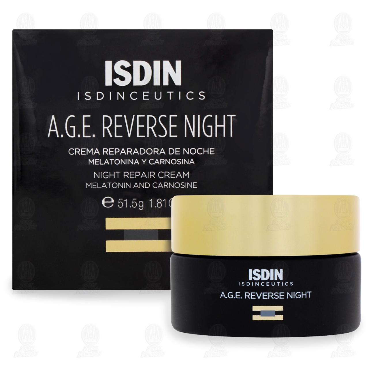 Isdin Isdinceutics Crema Facial A.G.E. Reverse Night, 51.5 gr. image number 2