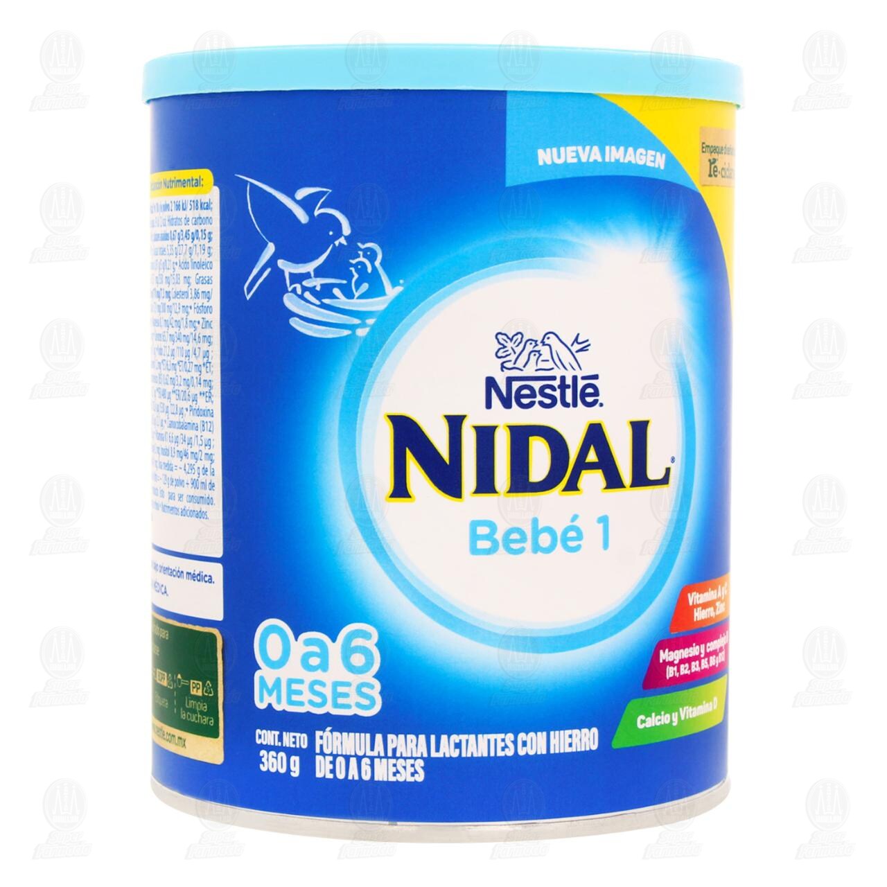 F&oacute;rmula Infantil Nidal Beb&eacute; 1 (Edad 0 a 6 Meses), 360 gr. image number 0