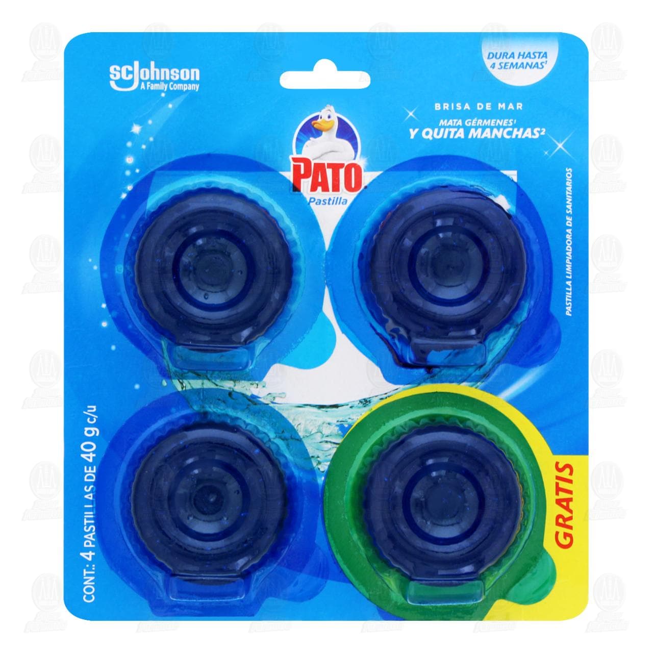 Imagen para Pastilla Limpiadora Pato Azul, 4 pzas.