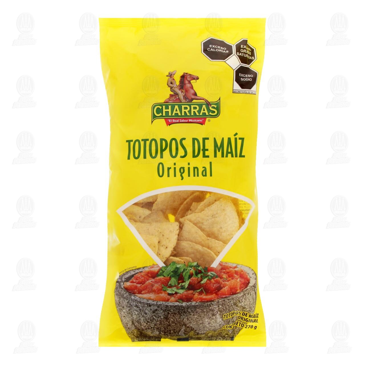 Totopos Charras Original, 270 gr. image number 0