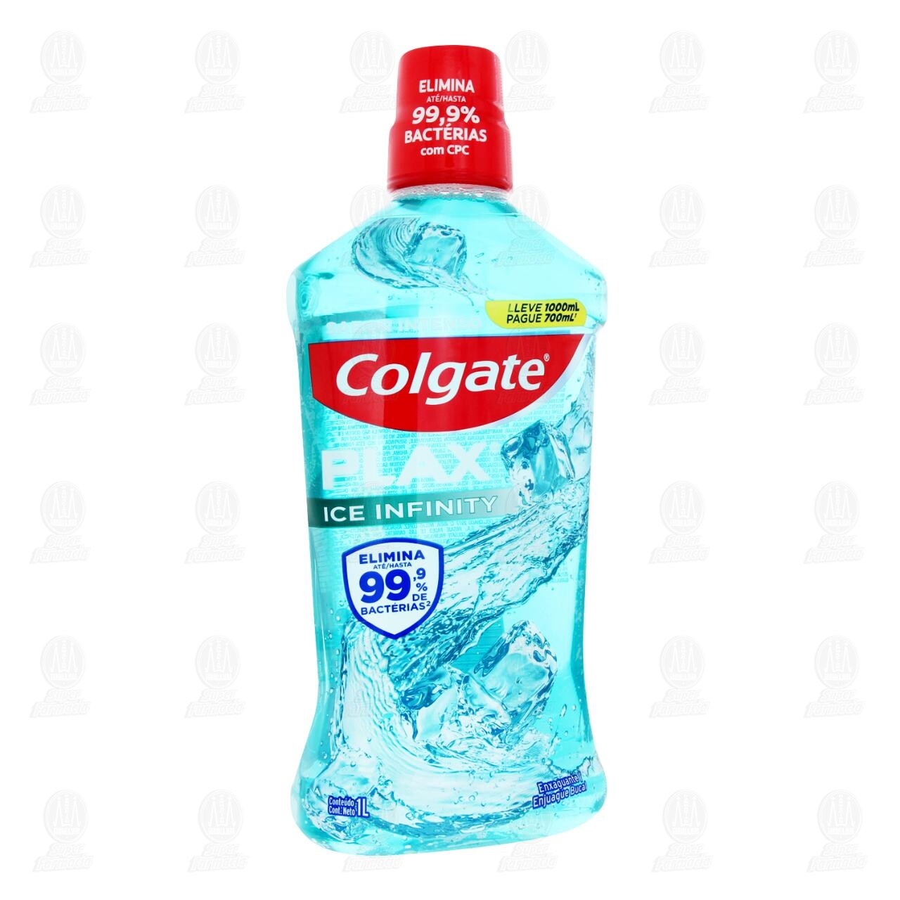 Enjuague Bucal Colgate Plax Ice Infinity Sabor Intenso, 1 l. image number 0