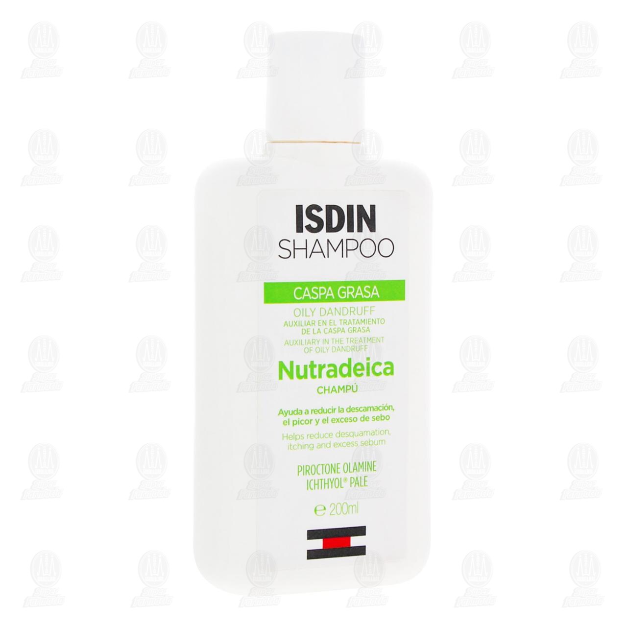 Isdin Shampoo Nutradeica Caspa Grasa, 200 ml.
