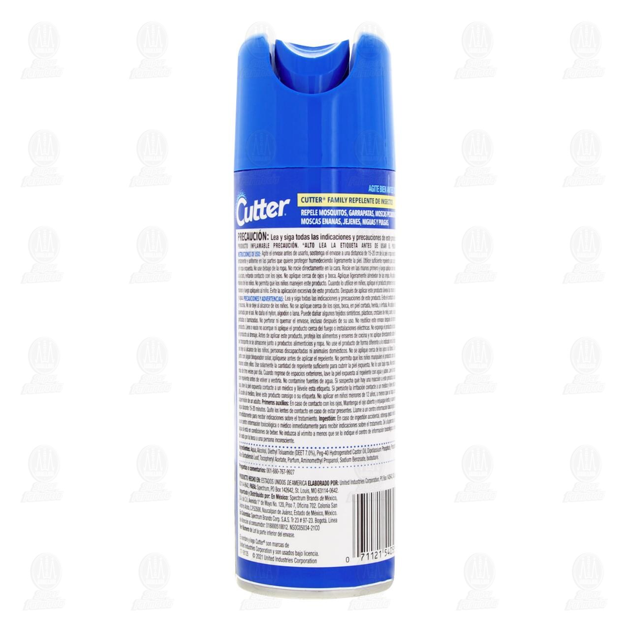 Repelente de Insectos Cutter Family en Aerosol, 170 gr. image number 2