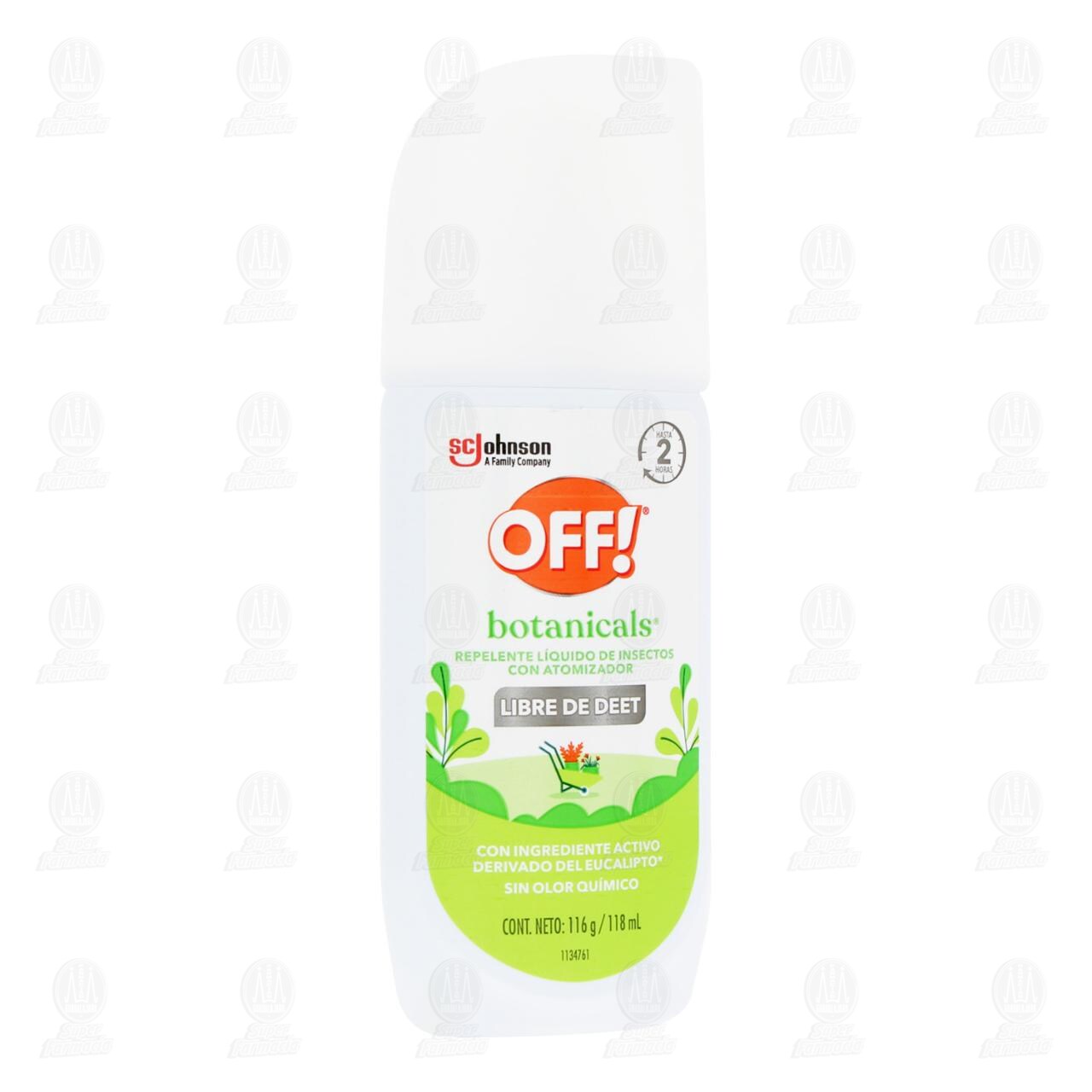 Off! Repelente de Insectos Botanicals en Atomizador, 118 ml.
